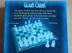 Jeux échec glass Chessy 20/20 cm, Hobby & Loisirs créatifs, Jeux de société | Jeux de plateau, Comme neuf, Enlèvement ou Envoi
