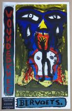 FRED BERVOETS / WOUNDED KNEE / KLEURZEEFDRUK / 92x58cm / SIG, Antiek en Kunst, Ophalen of Verzenden