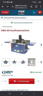HBM houtfreesmachine 40 nieuw en 35 delig frezenset, Doe-het-zelf en Bouw, Gereedschap | Freesmachines, Nieuw, Bovenfrees, Elektrisch