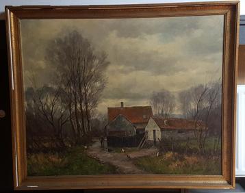   Emile de Geld olieverfschilderij op doek beschikbaar voor biedingen