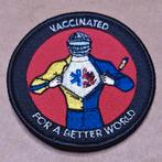Covid -19 Patch  Vaccinated, Ophalen of Verzenden, Embleem of Badge