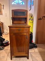 Petit meuble ancien avec presentoir en verre, Enlèvement