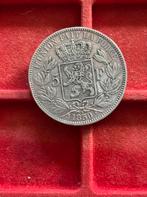 Zilveren munt - Leopold I 1850, Postzegels en Munten, Ophalen of Verzenden