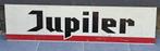 Joli grand panneau publicitaire Jupiler en aluminium (1990), Collections, Marques de bière, Panneau, Plaque ou Plaquette publicitaire