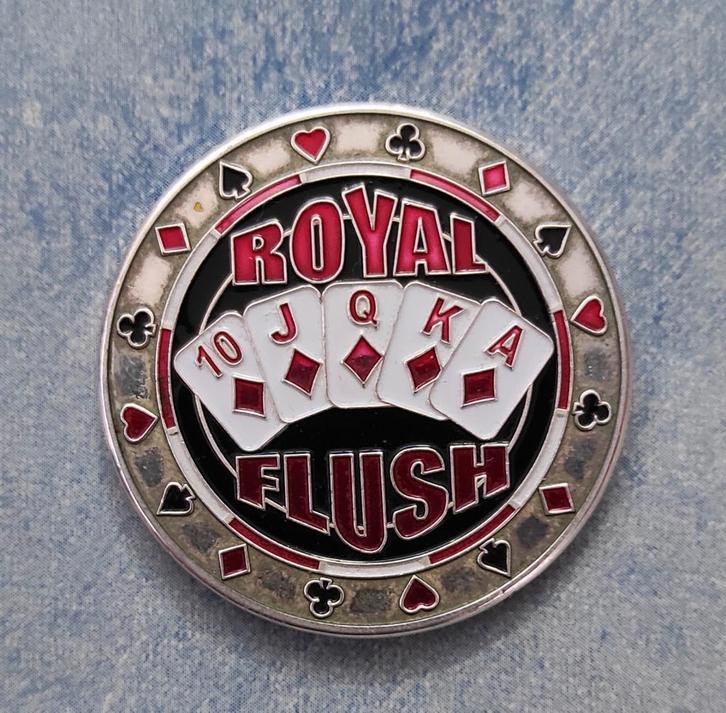 POKERKAARTBEWAKER, Verzamelen, Speldjes, Pins en Buttons, Zo goed als nieuw, Ophalen