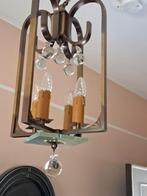 luchter/luster met glaswerk, Ophalen, Gebruikt, Glas