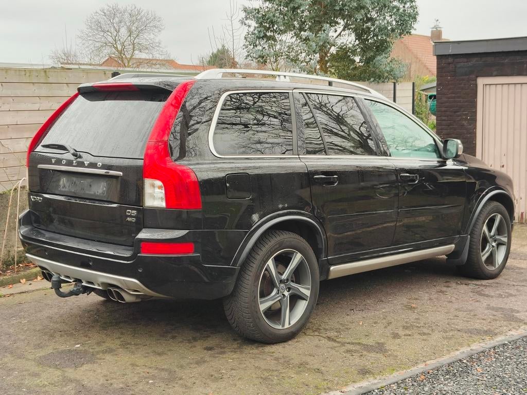 Volvo xc90 2.4 AWD R-design, Auto's, Euro 5, Beige, 7 zetels, Leder