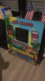 Flipper Glass - Bingo SEA ISLAND, Verzamelen, Automaten | Flipperkasten, Ophalen