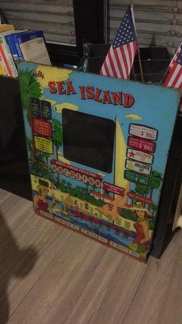 Vitre Flipper - Bingo SEA ISLAND, Enlèvement