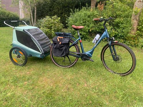 Electric fiets merkGranville met fietskar in perfect staan💯, Fietsen en Brommers, Elektrische fietsen, Zo goed als nieuw, Overige merken