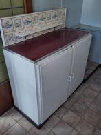 Vintage keukenkast, Huis en Inrichting, 25 tot 50 cm, 100 tot 150 cm, 100 tot 150 cm, Gebruikt