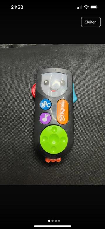 Afstandsbediening met licht en geluid Fisher Price beschikbaar voor biedingen