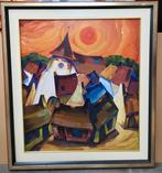 Nest MARTENS, avond in het dorp, Antiek en Kunst, Ophalen