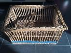 Stevige oude rieten rotan wasmand speelgoedmand, Ophalen, Gebruikt, Mand, Riet