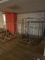 Lot de portants vêtements + tringles (magasin / stock ), Enlèvement, Comme neuf