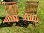 teak plooistoelen, Tuin en Terras, Ophalen, Nieuw, Teakhout, Inklapbaar