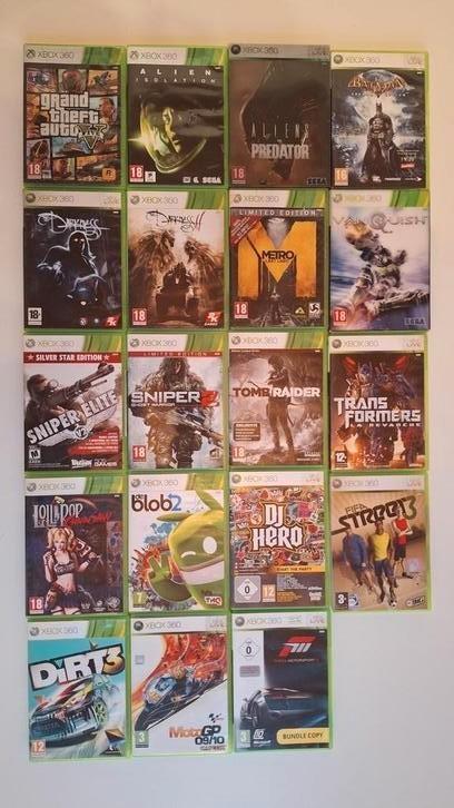 Xbox 360-games — set of afzonderlijk, Postzegels en Munten, Postzegels | Europa | UK, Ophalen of Verzenden