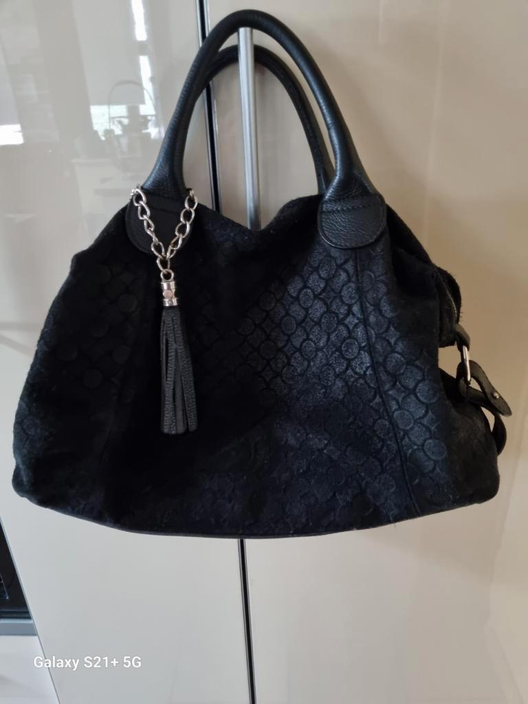 Sac main femme zeen lola cuir noir fa on caille Tassen