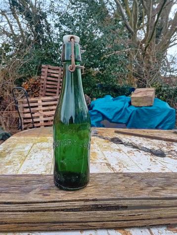 Oude vintage bierfles brouwerij Lust Kortrijk, Enlèvement ou Envoi, Utilisé