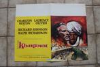 filmaffiche Khartoum 1966 Charlton Heston filmposter, Rechthoekig Liggend, Ophalen of Verzenden, A1 t/m A3, Zo goed als nieuw