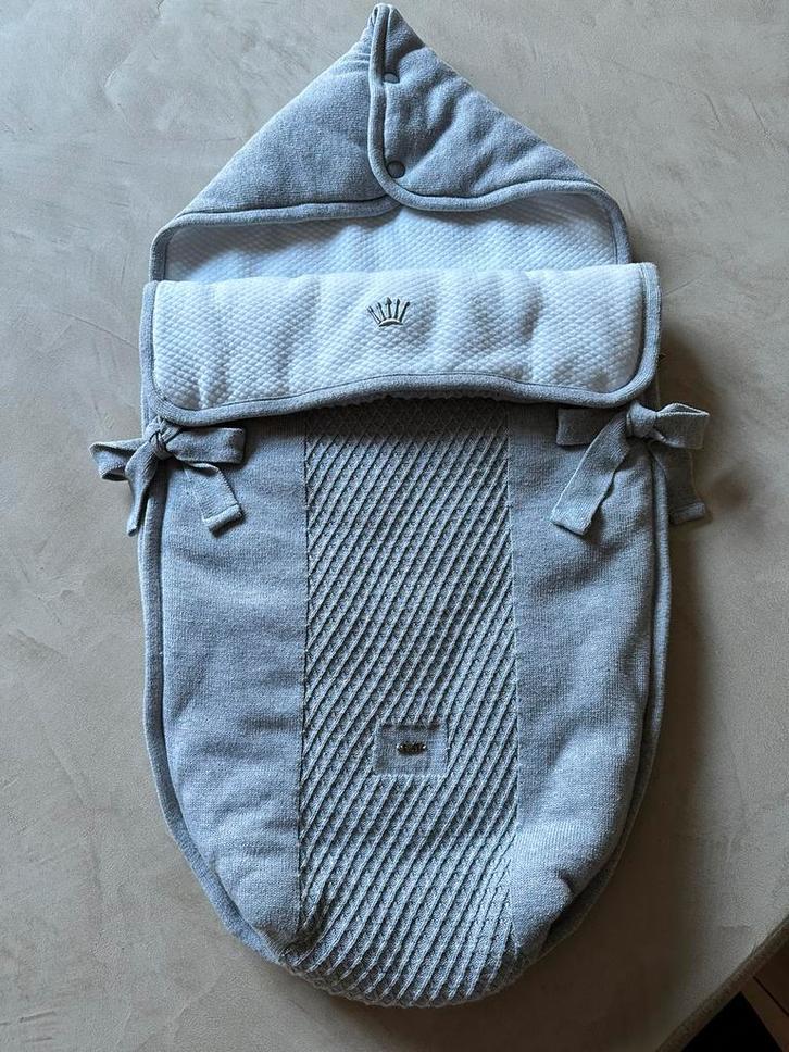 First endless voetenzak Grey soft 80cm, Kinderen en Baby's, Dekens, Slaapzakjes en Inbakerproducten, Zo goed als nieuw, Slaapzak