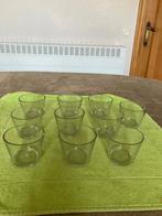 10 glazen dessert-voorgerecht potjes, kan ook dienen als the, Ophalen of Verzenden, Zo goed als nieuw, Glas, Kom(men)