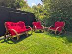 Rotan vintage Rohe tuinset, Ophalen, 4 zitplaatsen, Rotan, Zo goed als nieuw