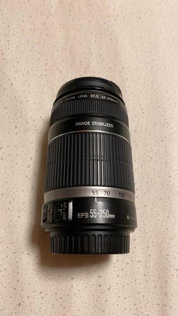 Canon EF-S 55-250mm f/4-5.6 IS Telelens beschikbaar voor biedingen