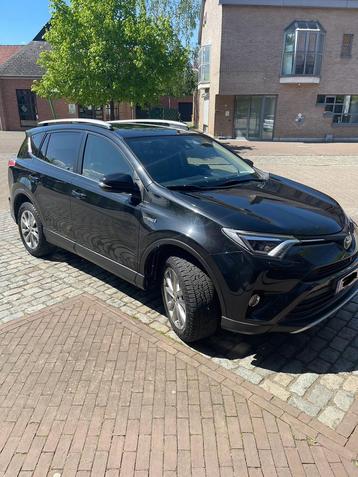RAV 4 Hybride 4x4, Auto's, Automaat, Zwart, Leder, Dealer onderhouden