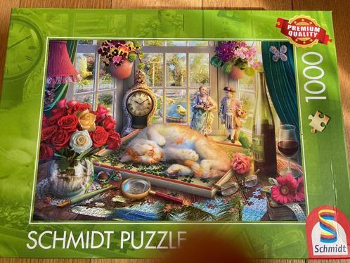 Puzzeltijd voor de kat - Schmidt, Hobby en Vrije tijd, Denksport en Puzzels, Gebruikt, Legpuzzel, 500 t/m 1500 stukjes, Ophalen