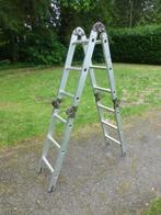 goed lezen ! opvouwbare multifunctionele ladder 4 x 3 treden, Ophalen, Gebruikt, Ladder, Opvouwbaar of Inschuifbaar