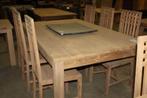 Table de salle à manger teck massif, Maison & Meubles, Tables | Tables à manger, 100 à 150 cm, Rectangulaire, Teck, Enlèvement