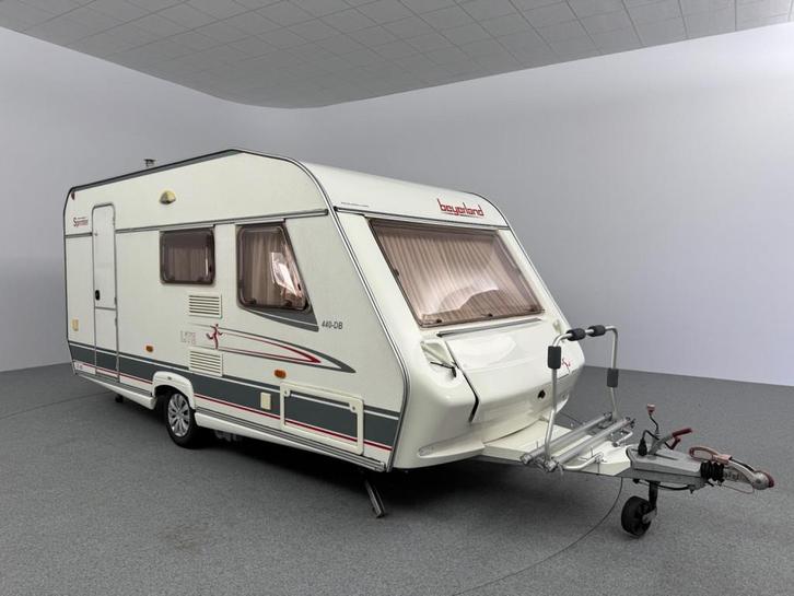 Beyerland Sprinter Lite 440 DB Mover Voortent + luifel, Caravans en Kamperen, Caravans, Treinzit, Beyerland, Vast bed, 4 tot 5 meter