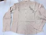Richmond Overhemd blouse L western cowboy vintage beige, Ophalen of Verzenden, Zo goed als nieuw, Beige, Halswijdte 41/42 (L)