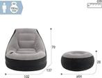 INTEX | Salon gonflable | fauteuil relax | Nouveau, Neuf, -, -, Intex