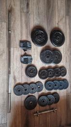 Set stangen + halterschijven, Ophalen