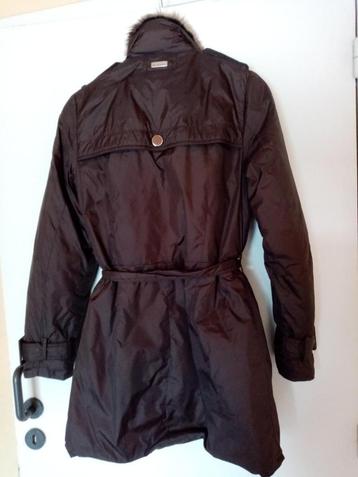 River Woods nieuw bruin parka jas lang regenjas trenchcoat S beschikbaar voor biedingen