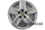 Volkswagen Golf VI (11/08-11/12) wieldeksel 16" vijfspaaks z, Nieuw, Verzenden