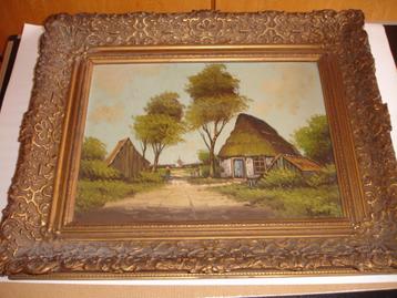 Oud Hollands schilderij / rond 1900 beschikbaar voor biedingen