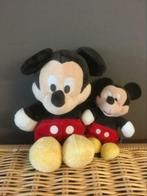 knuffel Mickey groot en klein, Verzamelen, Mickey Mouse, Ophalen of Verzenden, Knuffel, Zo goed als nieuw