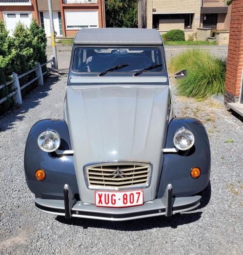 Citroën 2cv Charleston 1990, Auto's, Citroën, Particulier, 2CV, Open dak, Benzine, Berline, 4 deurs, Handgeschakeld, Zilver of Grijs