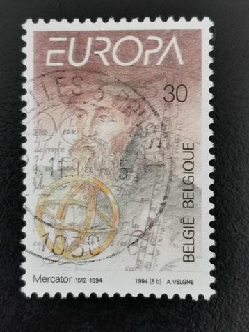 Belgique 1994 - Europe CEPT - Gerard Mercator, Timbres & Monnaies, Enlèvement ou Envoi, Affranchi, Europe