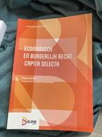 Economisch en burgerlijk recht (handboek), Livres, Livres d'étude & Cours, Comme neuf, Enlèvement
