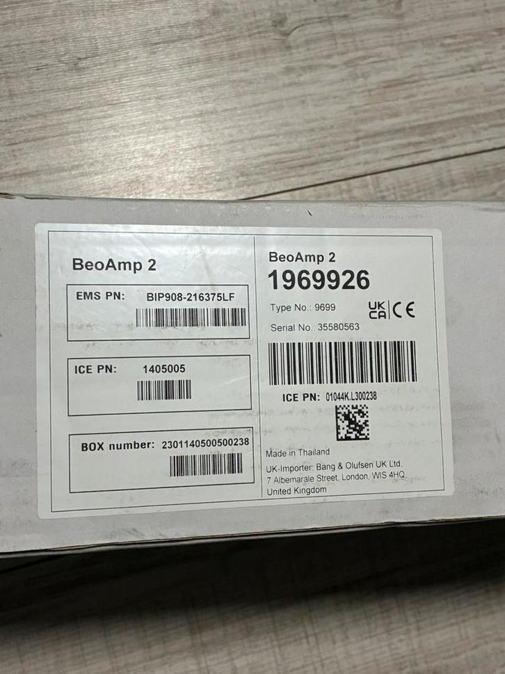 Bang en Olufsen Beo Amp 2, Audio, Tv en Foto, Stereoketens, Nieuw, Speakers, Bang & Olufsen, Ophalen of Verzenden