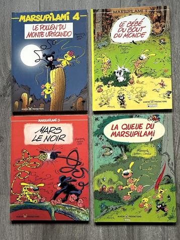 4 BDs MARSUPILAMI éditions O de 1987 à 1989 - nickel - 20€ beschikbaar voor biedingen