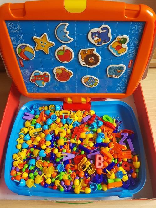 Magneet/insteekbord Quercetti Combi 2_in_1, Kinderen en Baby's, Speelgoed | Educatief en Creatief, Gebruikt, Puzzelen, Ontdekken