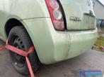 NISSAN MICRA 3 K12 Groen D30G achterbumper bumper 2002-2010, Auto-onderdelen, Gebruikt, Achter, Nissan, Bumper