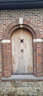 Tropisch hardhout voordeur, Doe-het-zelf en Bouw, Deuren en Vliegenramen, Ophalen, Gebruikt, Hout, Buitendeur