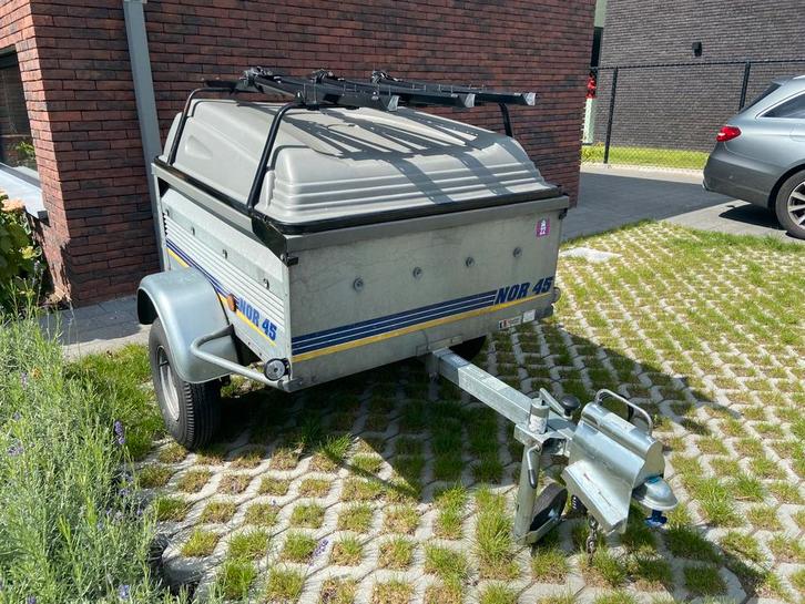 Ruime bagage aanhangwagen te huur aan 10€/dag, Autos : Divers, Remorques, Utilisé, Enlèvement