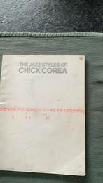The jazz styles of Chick Corea bladmuziek voor piano, Muziek en Instrumenten, Zo goed als nieuw, Ophalen